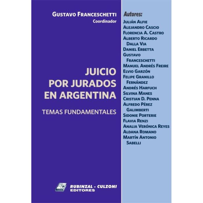 rubinzal (6) Juicio por jurados en Argentina - Imagen 1