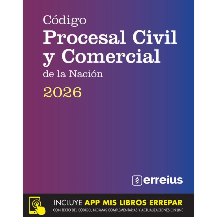 errepaar (1) Código Procesal Civil y Comercial Nación - Rústico 2026 - Imagen 1