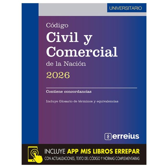 errepar (13) Código Civil y Comercial de la Nación 2026 Universitario - Imagen 1